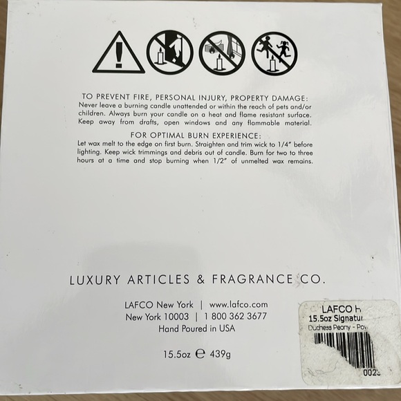 Lafco NY Duchess Peony Candle 🩷 - Picture 2 of 7
